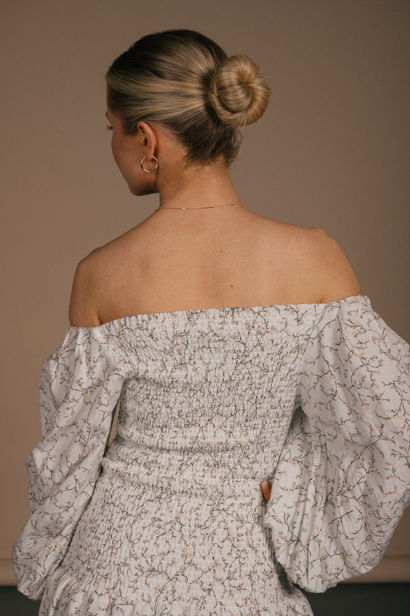 Shona Joy - Long Sleeve Floral Mini Dress