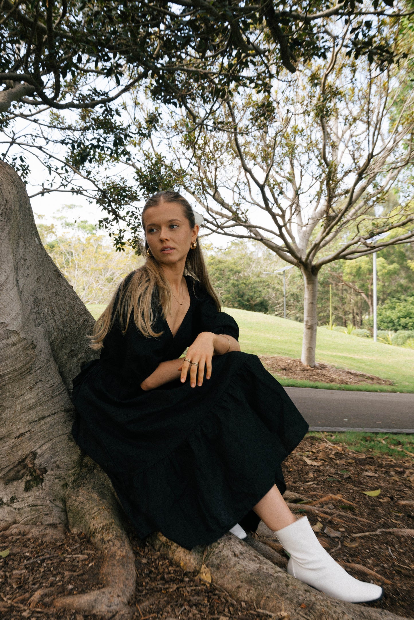 Sass Maxi Dress (Black)
