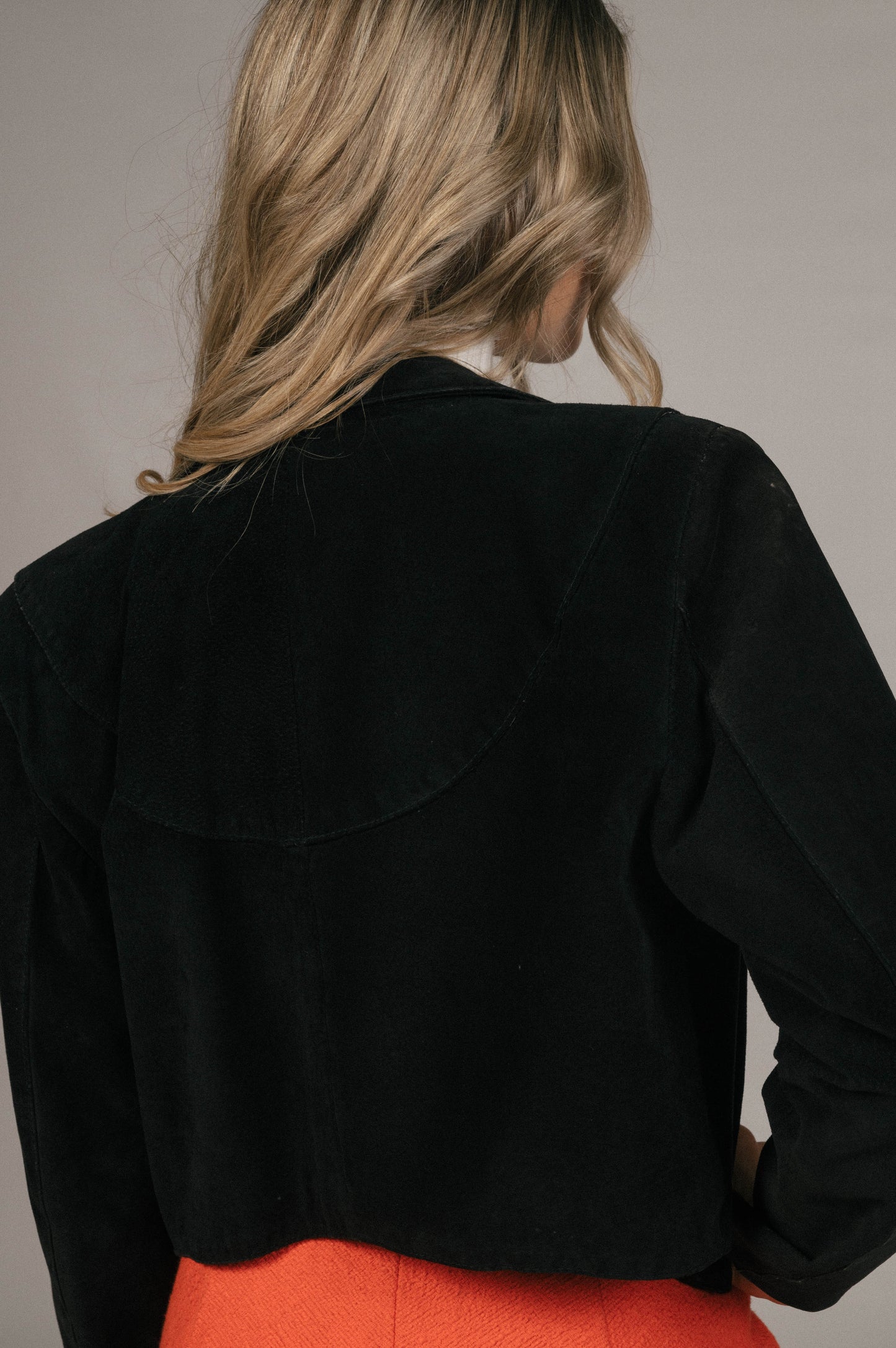 Vintage Suede Jacket (Black)