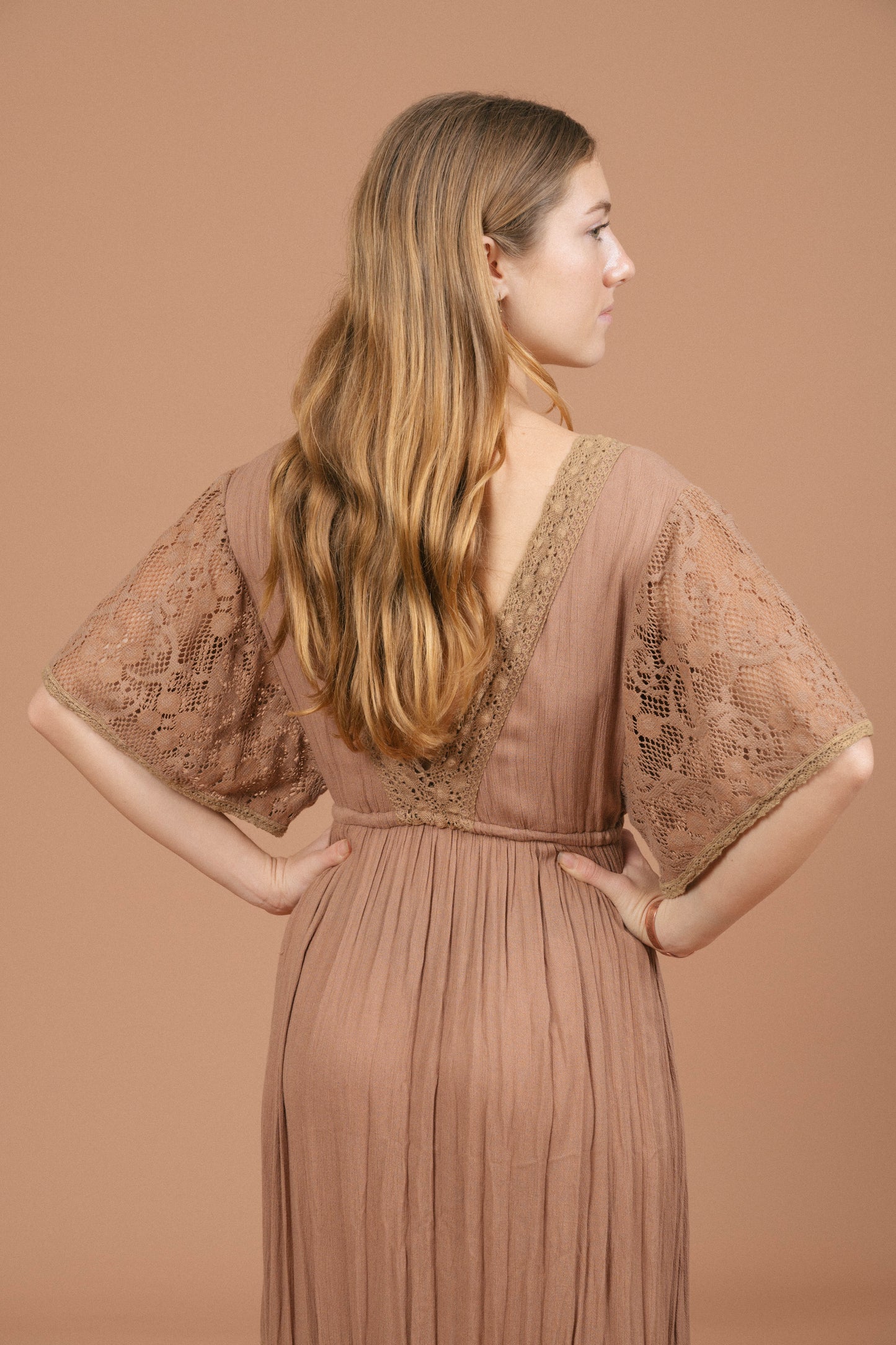 Tree of Life Maxi Dress (Mocha)