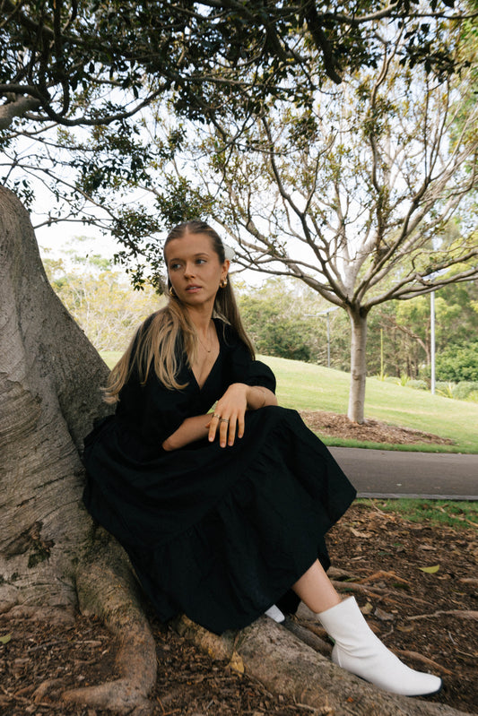 Sass Maxi Dress (Black)
