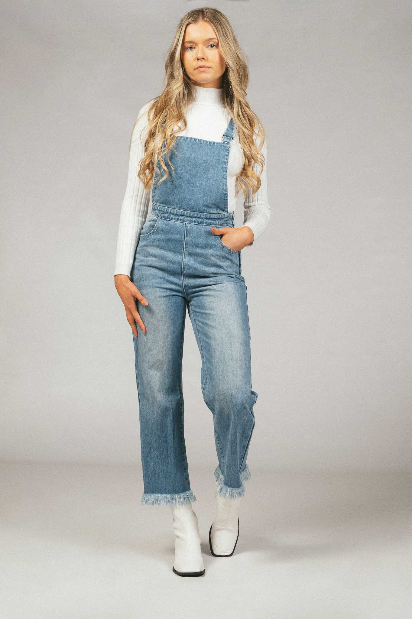 MinkPink Denim Overalls
