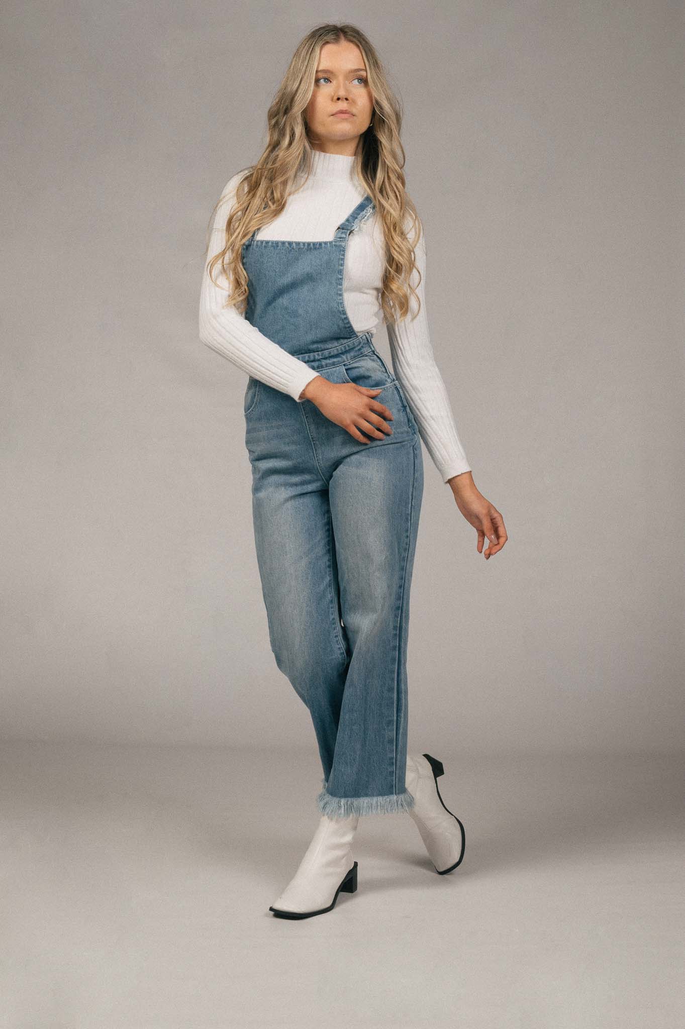 MinkPink Denim Overalls