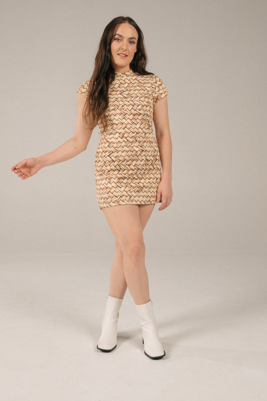 Maurie & Eve - Short Sleeve Mini Dress (Yellow)