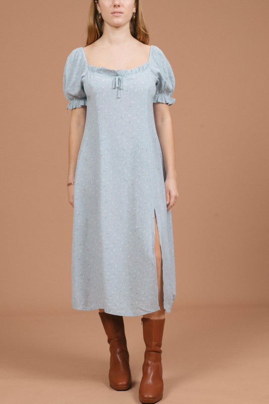 Billabong Floral Midi Dress (Blue)