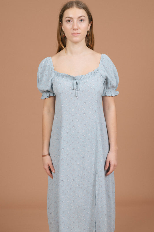 Billabong Floral Midi Dress (Blue)